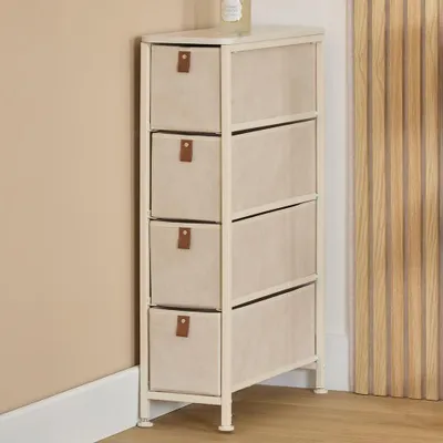 Obrázok produktu pre Eazy Living Košíkový regál 4 košíky Verdun Béžová