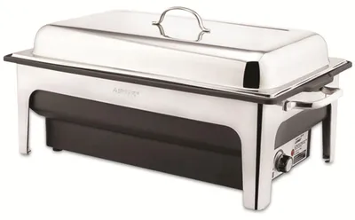 Chafing Dish 14 L Edelstahl poliert mit Temperaturregler