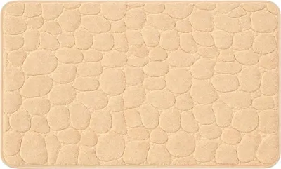Produktbild von Verk 27606: Badezimmerteppich aus Memory-Schaum, rutschfest, 50 x 80 cm, beige