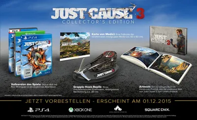 Produktbild von Xbox One - Just Cause 3 #Collector's Edition (DE Version) (mit OVP) () NEUWERTIG