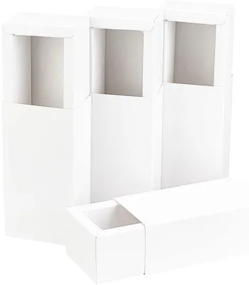 Produktbild von Kraftpapier-Verpackungen 16 Stück - Steif - Dauerhaft - 10,3 x 5,35 x 3,6 cm - Festtags-Verpackungen
