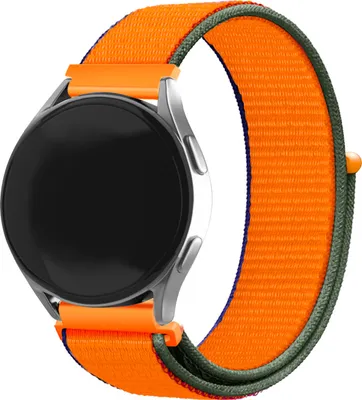 Produktbild von Strap-it Samsung Galaxy Watch 6 Classic 47mm Nylon Armband (Kumquat)