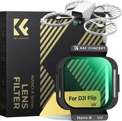 Image de Filtre UV NANO-X 8K Ultra HD Ultraviolet K&F CONCEPT pour drone DJI FLIP / KF01.3081