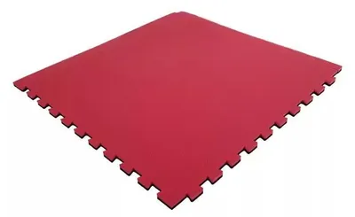 Obrázok produktu pre TATAMI - TAEKWONDO PUZZLE podložka obojstranná 100x100x3 cm červená/čierna