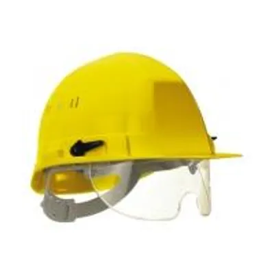 Produktbild von Sicherheitshelm Visioceanic En397 Gelb Rb mit integrierter Schutzbrille