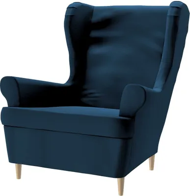 Produktbild von Dekoria Bezug für Strandmon Sessel, marinenblau ,