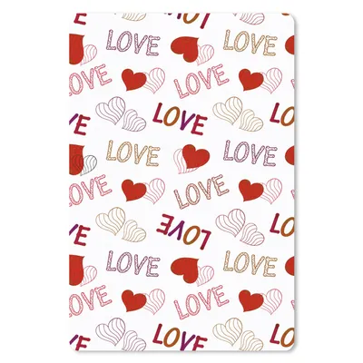 Produktbild von MuchoWow® Mauspad Mousepad Liebe - Herz - Muster 18x27 cm - Mousepads - Maus Mat - Pad - Mausunterlage