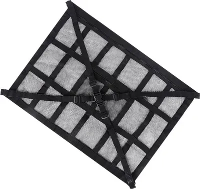Immagine prodotto di INF Rete Portaoggetti Auto 18 Scomparti in Poliestere e Rete Nero 80x53cm