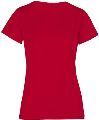 Immagine prodotto di Promodoro 3521 | Maglietta sportiva performante da donna + protezione UV - Colore: Rosso fuoco - Taglia: 3XL