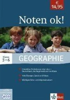 Produktbild von Noten ok! Geographie, Klasse 3-6, 3 CD-ROMs