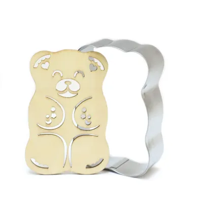 Image de Découpoir Embosseur Ourson Bois Créez Des Biscuits Oursons Parfaits Et Détaillés - Scrapcooking