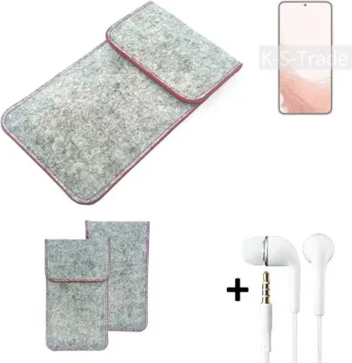 Produktbild von K-S-Trade Handy Schutz Hülle kompatibel mit Samsung Galaxy S22 Exynos Schutzhülle Handyhülle Filztasche Pouch Tasche Case Sleeve Filzhülle