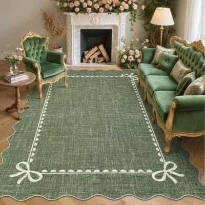 Imagen del producto de Alfombra lavable de 160 x 230 cm para sala de estar