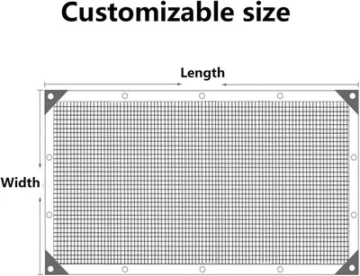 Imagen del producto de Solidchoice - Tela de sombra con ojales, 2x3 metros, para jardín y pérgola