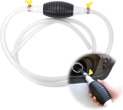 Imagen del producto de Bomba manual para gasolina y aceite, bomba sifón manual, 2 metros de manguera de PVC, para uso doméstico