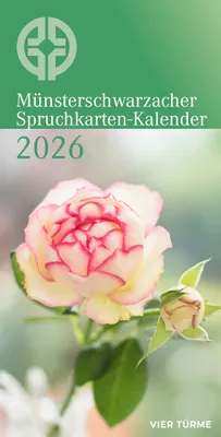 Produktbild von Münsterschwarzacher Spruchkarten-Kalender 2026