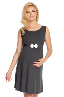 Produktbild von PeeKaBoo Umstandsnachthemd für Damen Monotonous graphit L/XL