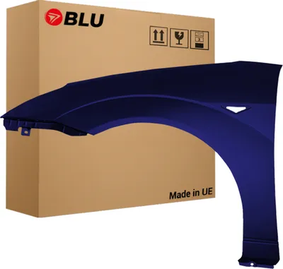 Immagine prodotto di BLU Parafango compatibile con Ford Focus Mk1 - Sinistra Blau DeepNavy | 1998-2004 | Anteriore | Verniciato | Pronto per il montaggio | Acciaio