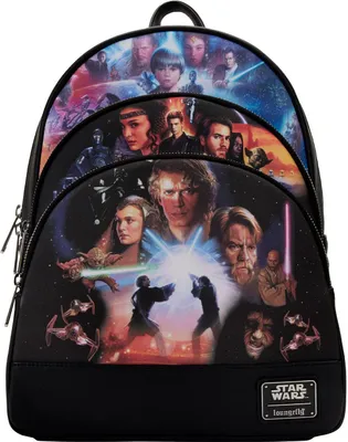 Image de Loungefly - Plecak Star Wars Prequel Trilogy 34cm - Stylowy i Funkcjonalny