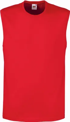 Produktbild von T-Shirt ärmellos | Fruit of the Loom (FOL61222), Farbe:red, Größe:M