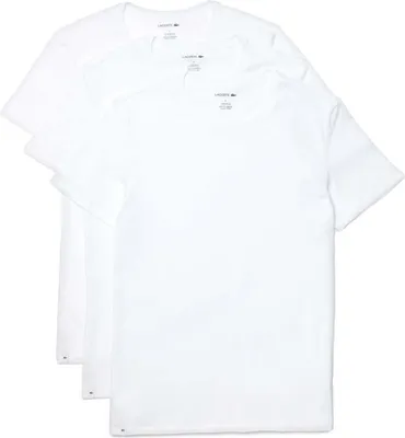 Produktbild von Lacoste Lacoste Herren-T-Shirt im 3er-Pack - Weiß - Größe S
