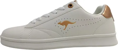 Image de KangaRoos K-Ten : chaussures de sport à lacets, modèle Damenschuhe, couleur blanche, style décontracté