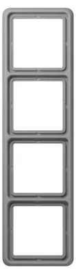 Produktbild von JUNG CD 584 GR, Grau, Duroplast, Schraubenlos, JUNG, 81 mm, 294 mm