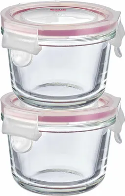 Obrázek produktu pro Westmark 2 skleněné dózy na čerstvost, každá 150 ml, 233122E3