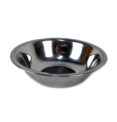 Produktbild von Salatschüssel Servierschüssel Rührschüssel hochglanzpoliert 18cm Edelstahl