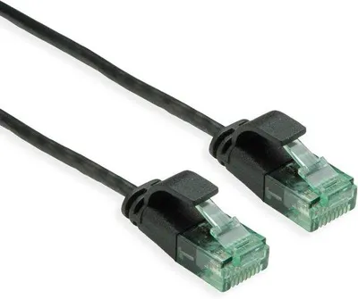 Obrázek produktu pro Ethernetový kabel z recyklovaného materiálu – 15 m – černý – připojení k internetu