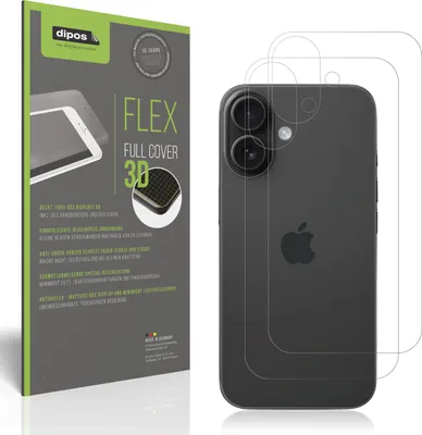 A product packaging and a smartphone with screen protectors.