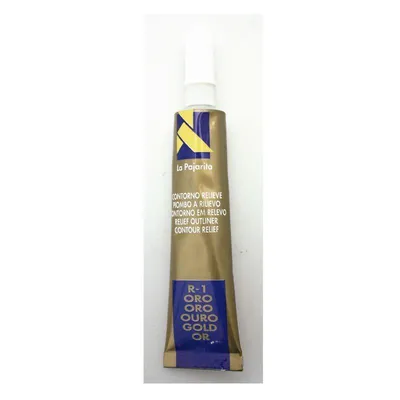 Produktbild von La Pajarita 146264, Gold, Farbe auf Wasserbasis, Flüssigkeit, 20 ml