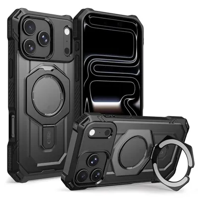 Obrázok produktu pre TECH-PROTECT MAGFORCE MAGSAFE, puzdro pre iPhone 17 Pro / 18 Pro, matná čierna farba