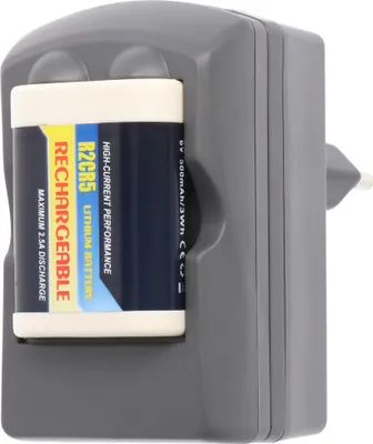 Produktbild von Schnellladegerät 2CR5 PowerSet inklusive dem Li-Ion Akku 2CR5, 2CR5M, 2-CR5 M