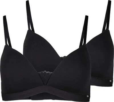 Produktbild von 2er Pack Triangel Schalen BH ohne Bügel BaumwolleLace Essentials von der Marke Skiny 85B