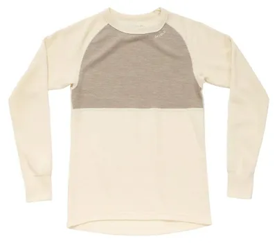 Zdjęcie produktu dla Koszulka z długim rękawem Devold Of Norway Expedition Merino Silk, beżowa, rozmiar L, damska