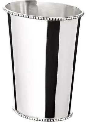 Produktbild von Vase Bechervase Perla, schwerversilbert, Höhe 16 cm, Öffnung 15 x 10 cm
