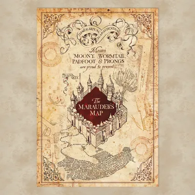 Produktbild von HARRY POTTER - Poster Maxi 91cmx51cm - MaurauderŽs Map