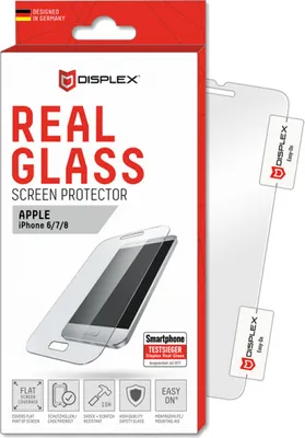 Produktbild von Displex Screen Protector Real Glass für iPhone 7 / iPhone 8 iPhone 6