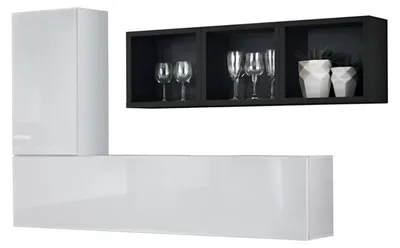 Zdjęcie produktu dla Nowoczesna półka ścienna designerska szafka ścienna salon drewniane meble nowy