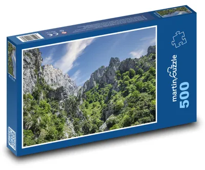 Obrázek produktu pro Puzzle 500 Krajina horských skalisek - martinpuzzle