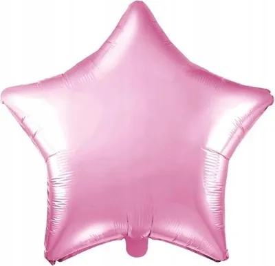 Produktbild von Folienballon STAR, 48 cm, hellrosa, 1 Stk.