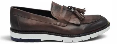 Productafbeelding van EVEET 20665 Heren mocassins, bruin leer