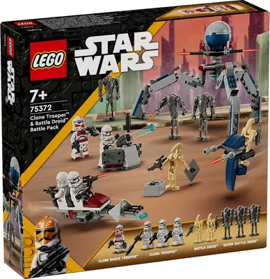 Obrázek produktu pro Bojový balíček klonových vojáků a bojových droidů LEGO Star Wars 75372