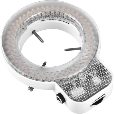 Image de Lampe annulaire ajustable pour caméra de microscope Source lumineuse à 144 perles LED