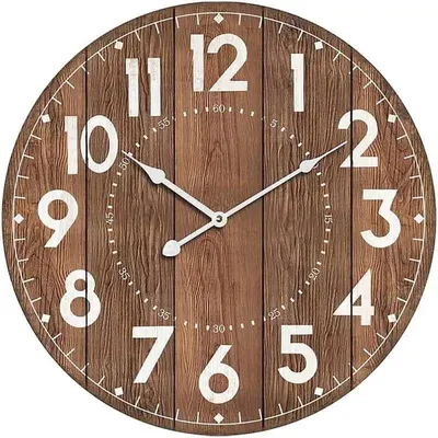 Image de Horloge murale Autronic en MDF, 58 cm HA1663