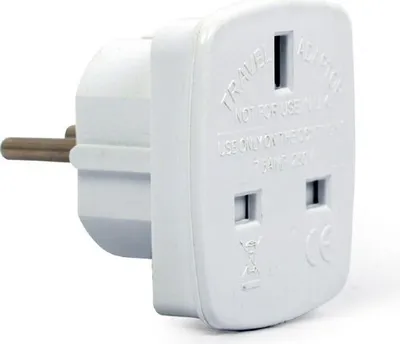 Obrázok produktu pre gembird AC Reiseadapter, EU Schuko auf UK Stecker