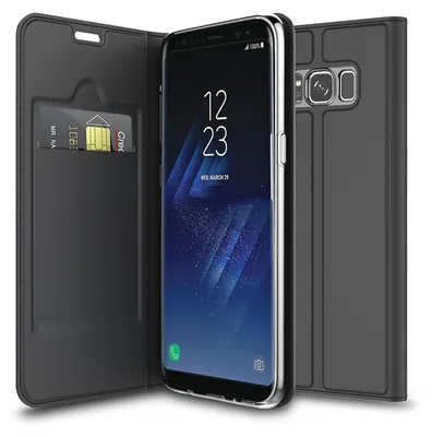 Obrázok produktu pre Kryt mobilného telefónu Samsung Galaxy S8 Plus Book Case Ochranný kryt Slim Flip Cover Case