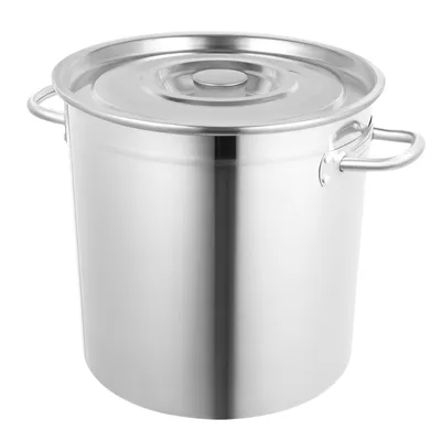 Obrázek produktu pro Nerezový hrnec, objem 35 litrů, světle šedý
