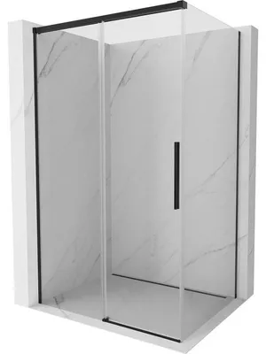 Obrázek produktu pro Mexen Rox posuvná sprchová kabina 120 x 90 cm, transparentní, černá - 8C2-120-090-70-00